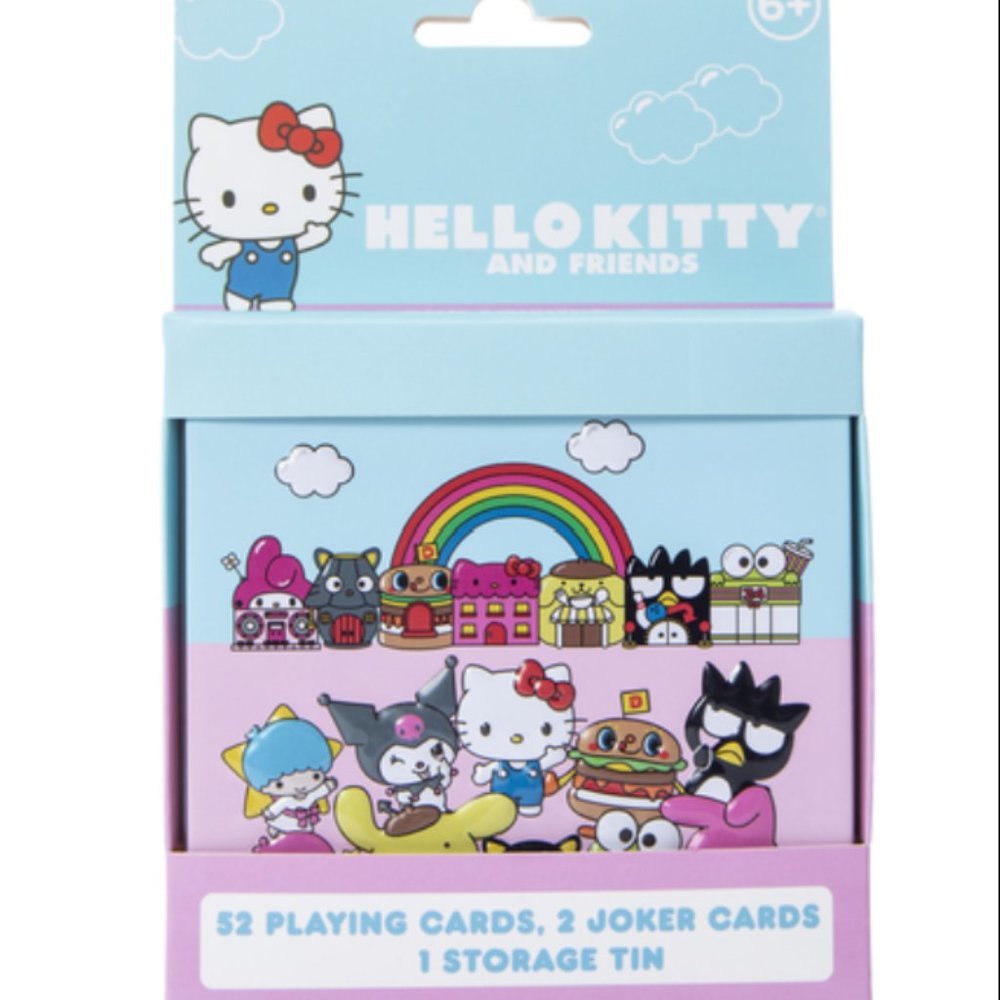 Hello Kitty and Friends Playing Cards and Tin